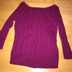 AMERICAN EAGLE purple sweater